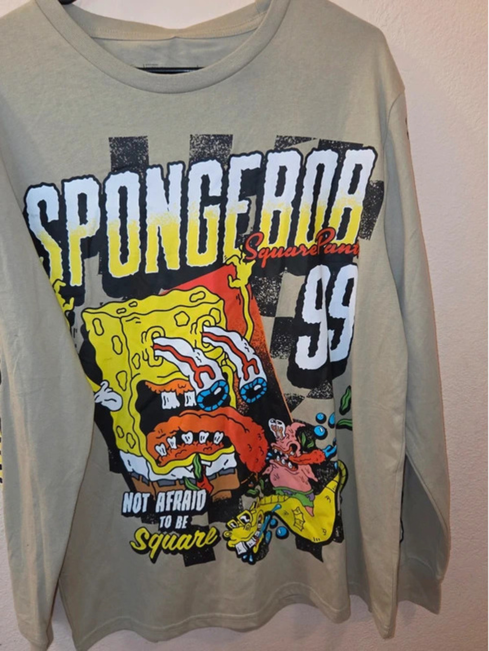 spongebob shirt large